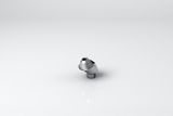 Zimmer-Compatible TSV 3.5mm Angled Multi-Unit Abutment 17° (4.0mm Cuff)